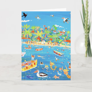 Carte d'art : Mariage tropical