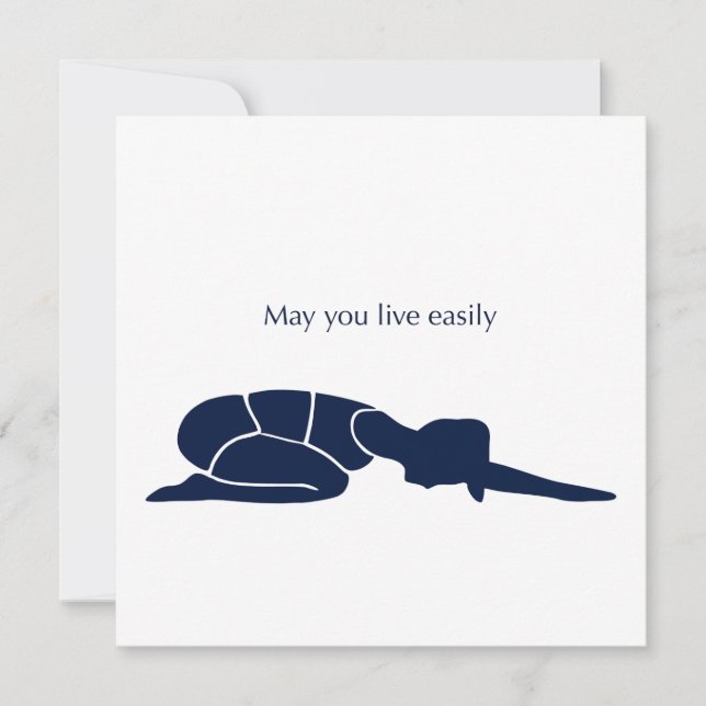 Carte d'art May You Live Easily (Devant)