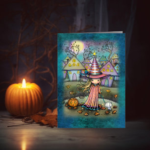 Carte d'art Pastel Neighbority Halloween