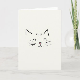 Carte d'art pour animaux de compagnie heureux