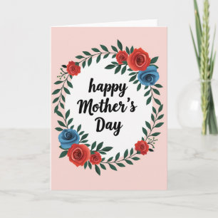Carte d'art pour célébration de famille