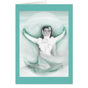 Carte d'art pour dame dansante