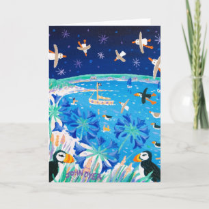 Carte d'art : Puffins scilly