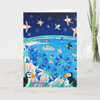 Carte d'art : Puffins scilly