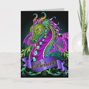 Carte d'art "Sonya" Rainbow Believe Dragon
