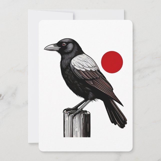 Carte d'art Summer Crow (Devant)