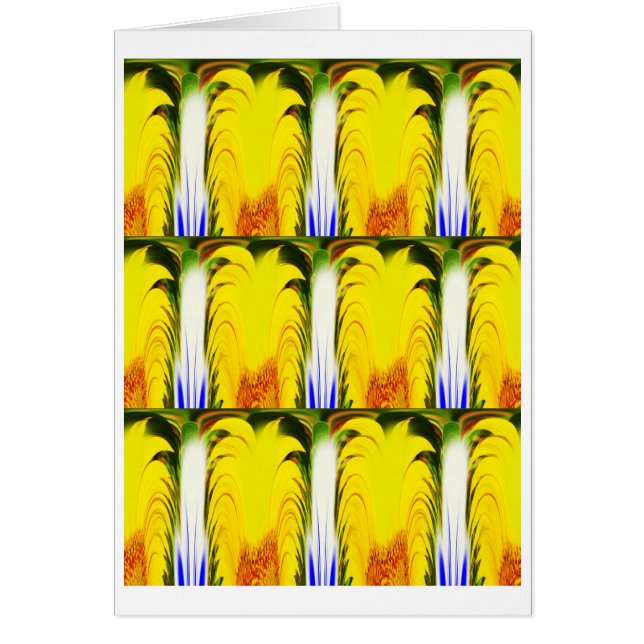 Carte d'art Tropical (Devant)