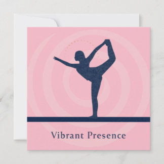 Carte d'art Vibrante Présence
