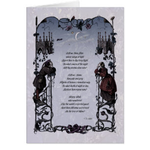 Carte d'art victorienne Shelley "Wanderers"
