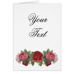 Carte d'art Vintage personnalisée