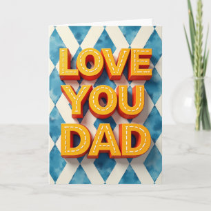 Carte d'art Vivid Love You Papa