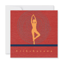 Carte d'art Vrikshasana