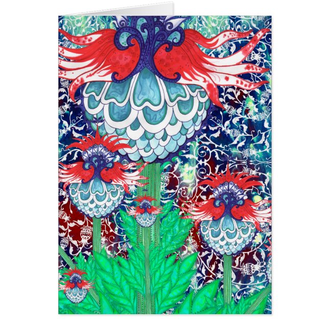 Carte d'artichauts de tabouret (Devant)