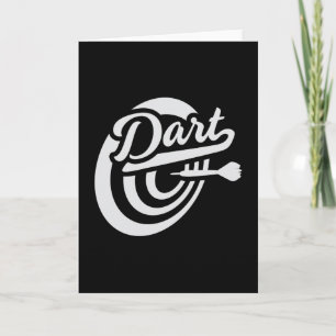Carte Darts Dart 180 Dartboard Bullseye Arrow Funny Gift