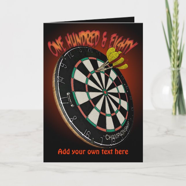 Carte Darts Design Greetings and Notecards (Devant)