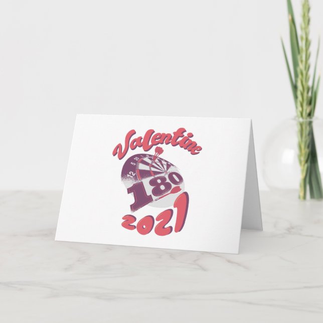 Carte Darts est ma Saint Valentin 2021 (Devant)