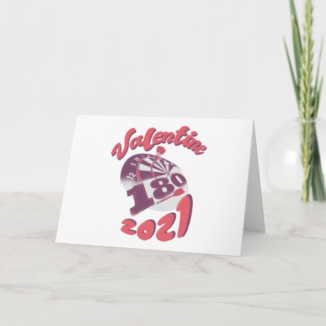 Carte Darts est mon Saint-Valentin 2021 (Devant)