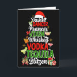 Carte Dasher Dancer Prancer Vixen Moscato Vodka Tequila<br><div class="desc">Dasher Dancer Prancer Vixen Moscato Vodka Tequila Blitzen _1</div>