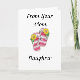 CARTE DAUGHTER FROM MÈRE AT GRADUATION