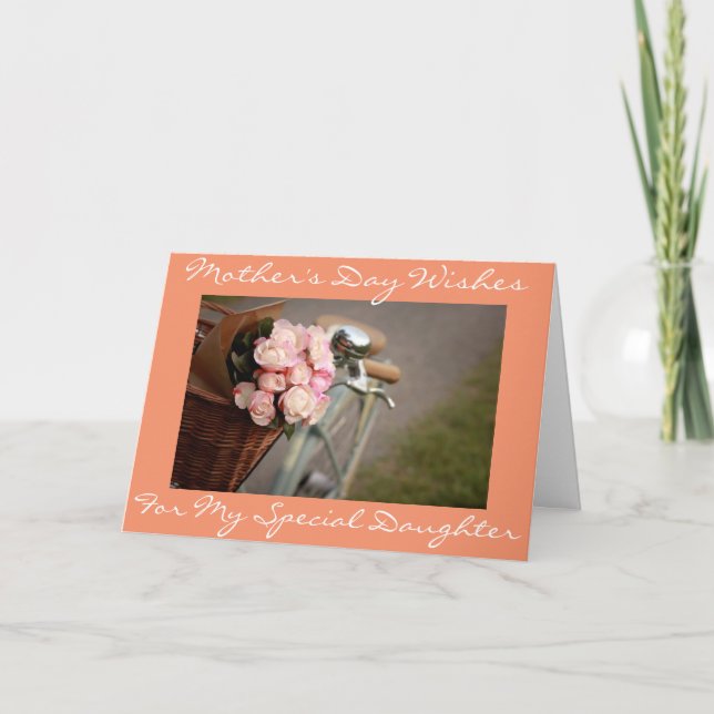 CARTE **DAUGHTER** SPECIAL MAMA ON MOTHER'S DAY (Devant)