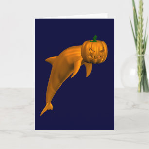 Carte Dauphin d'Halloween