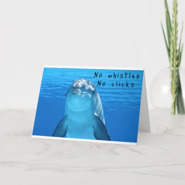 CARTE DAUPHIN "PARLERA" POUR "NOTRE ANNIVERSAIRE" (Devant)
