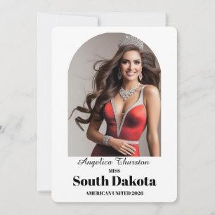 Carte d'autographe de la page de l'essentiel éléga