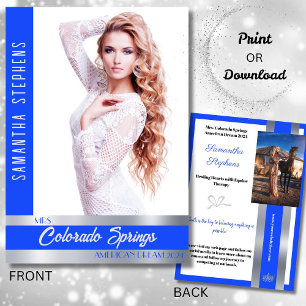 Carte d'autographe Royal Shine pour concours de be