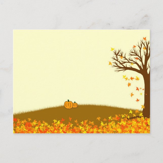Carte d'automne (Devant)
