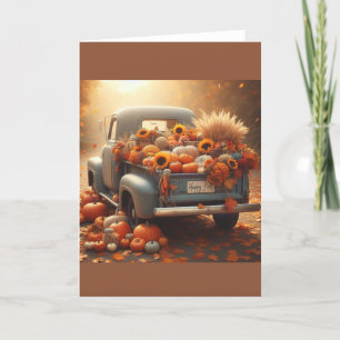 Carte d'automne, Carte de saison d'automne, Automn