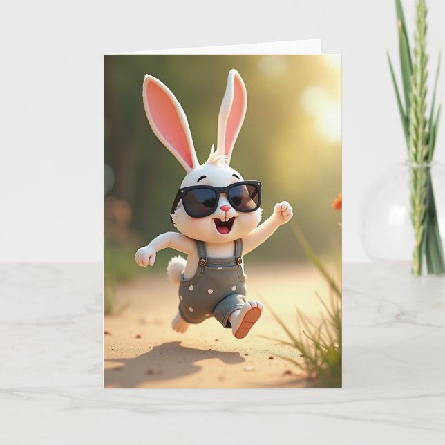 Carte d'aventure du lapin heureux (Devant)
