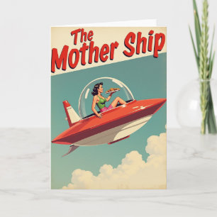 Carte d'aventure Rétro Mère Bateau
