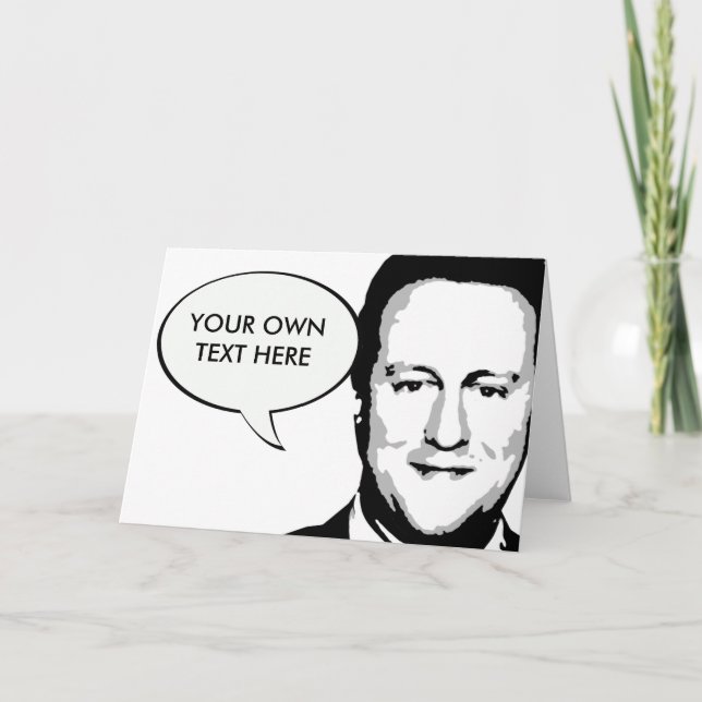 Carte David Cameron (Devant)
