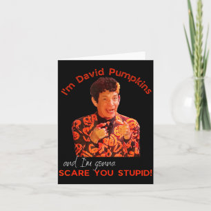 Carte David Pumpkins E You Stud Drôle d'Halloween Vêteme