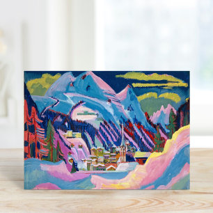 Carte Davos en hiver   Ernst Ludwig Kirchner