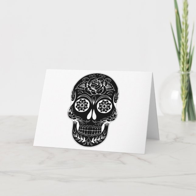 Carte Day of the Dead Skull (Devant)