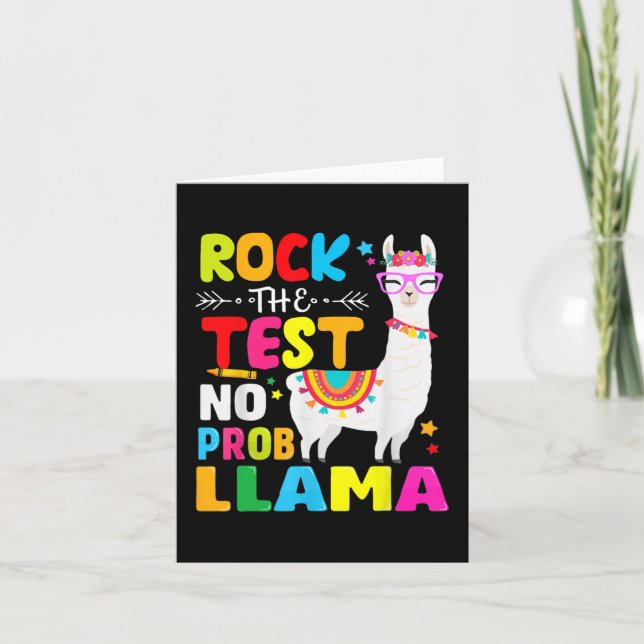 Carte Day Rock Le Test Enseignement Pas Prob Llama Ensei (Devant)