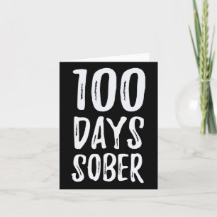 Carte Days Sober Félicitations Sobriété