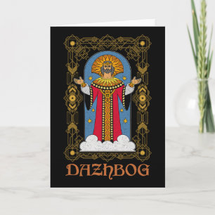 Carte Dazhbog Ancien Mythe Slav Paganisme Russi