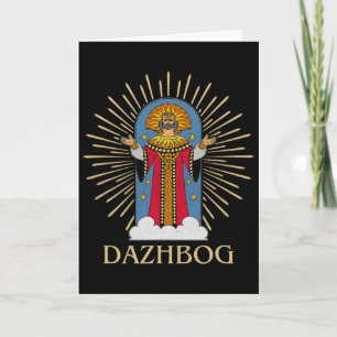 Carte Dazhbog Ancien Mythe Slav Paganisme Russi
