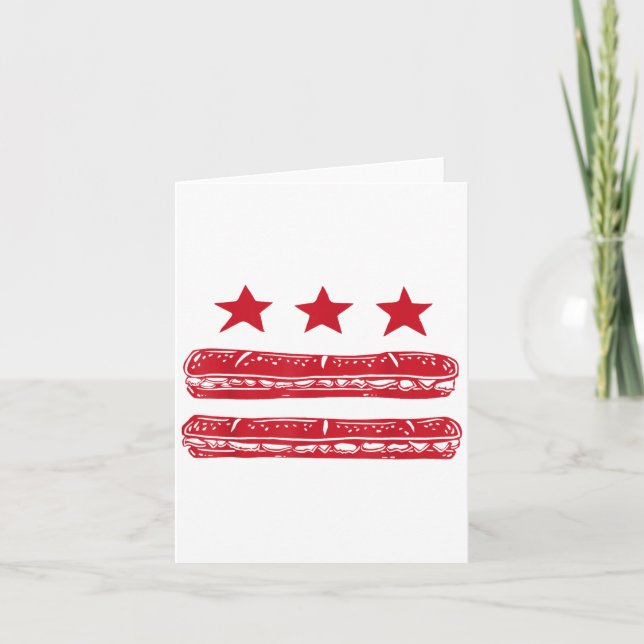 Carte Dc Drapeau Sous-Sandwich (Devant)