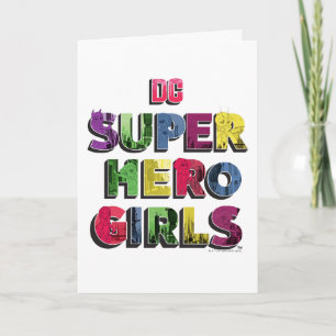 Carte DC Super Hero Girls City Letters