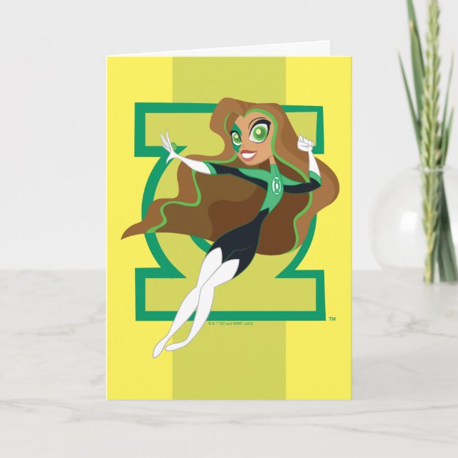 Carte DC Super Hero Girls Green Lantern (Devant)