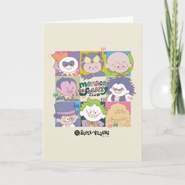 Carte DC Super-Villain Menace To Society Club Graphic (Devant)