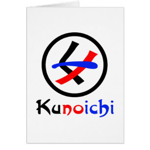 Carte de ノ de く Ninja Kunoichi pour femme