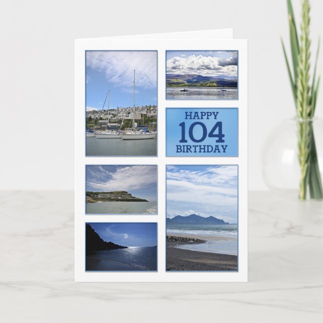Carte de 104e anniversaire de Seascapes (Devant)