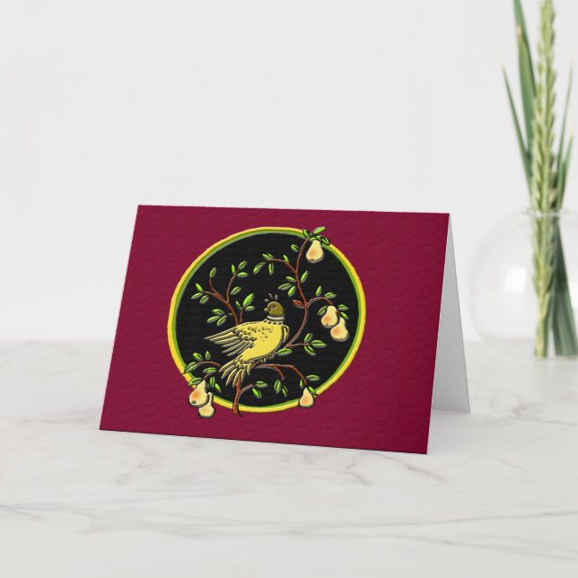 Carte de 1er jour de Noël (Rouge/Vierge) (Devant)