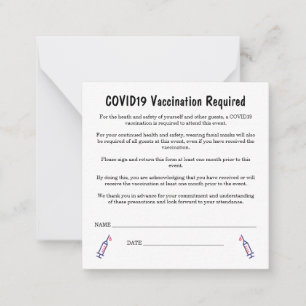 Carte de 2,5 po x 2,5 po à note plate