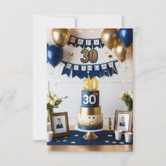 carte de 30e anniversaire de son