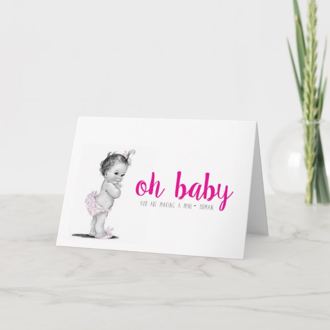 Carte de baby shower (Devant)